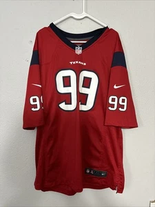 Nike NFL On Field Houston Texans #99 JJ Watt RED Football Jersey Mens XXL - Picture 1 of 4