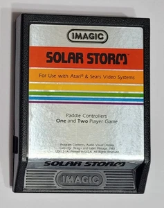Solar Storm Atari 2600 Spiel Cartridge getestet - Bild 1 von 4