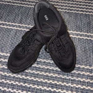 Bloch Adult Black Mesh Split Sole Lace Up Dance Sneakers Sz 12.5 Jazz/Hiphop - Imagen 1 de 8