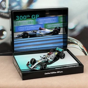 Minichamps 1/43 Mercedes W13 #44 Hamilton 300th GP France 2022 Limited 447221244 - Picture 1 of 5