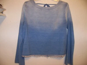 Cloth And Stone Blue Top Size Small Soft Corduroy Cotton - Picture 1 of 8