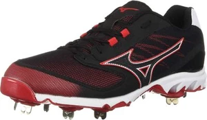 Mizuno Red Black Baseball Cleats - Picture 1 of 5