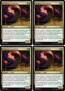 MTG - 4x WINDING CONSTRICTOR - Aether Revolt (U) - Picture 1 of 1