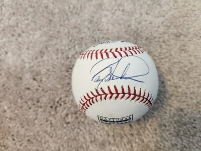 Barry Larkin Autographed Baseball Michigan Wolverines PSA/DNA COA - Image 1 of 4