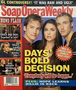 DAYS OF OUR LIVES BOLD DECISION July 23, 2002 SOAP OPERA WEEKLY Magazine - Picture 1 of 1