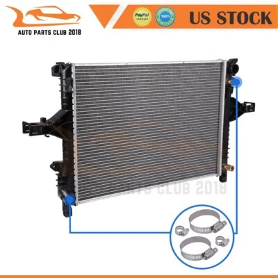 2805 Radiator Fits 99-06 Volvo S80 2001-2007 Volvo V70 w/ Universal Hose Clamps Foto 1 de 4