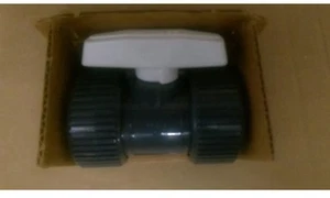 New Hayward True Union Ball Valve 1/2" PVC TB1050ST - Bild 1 von 2