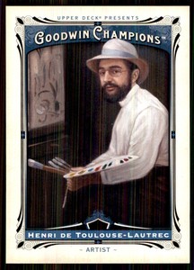 2013 Upper Deck Goodwin Champions Henri de Toulouse-Lautrec SP #156