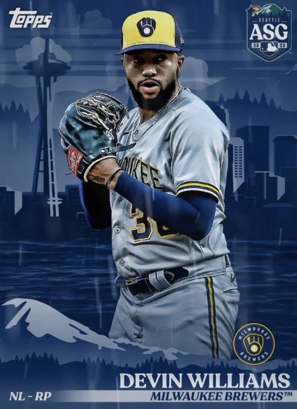 [DIGITAL] Topps Bunt - Devin Williams - All-Star Game 23 S1 - Rain Base - Image 1 of 1