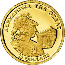 [#430016] Moneta, Liberia, 25 Dollars, 2001, MS(65-70), Złoto