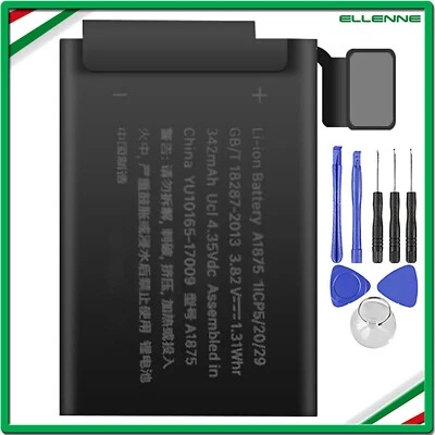 ✅ BATTERIA PER APPLE WATCH SERIE 3 GENERAZIONE 42mm GPS (NO LTE) A1875 342mAh ✅ - Immagine 1 di 4