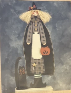 Vtg Rare Mulberry Street WITCH WILMA Tole Painting 1995 Pattern only - Picture 1 of 3
