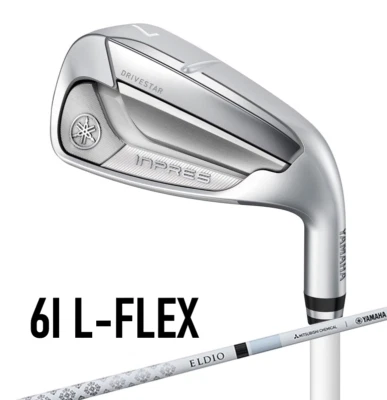 YAMAHA INPRES DRIVE STAR #6 IRON LADIES FLEX ELDIO GRAPHITE SHAFT 6I 2025 - Image 1 of 4