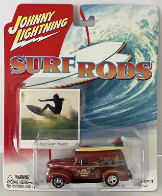 Johnny Lightning Surf Rods 1940 Ford Sedán Entrega, Diecast, Sin usar, (B14) Foto 1 de 2
