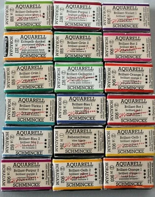 Schmincke Horadam Aquarell 1/1 Näpfe verschiedene Farbtöne