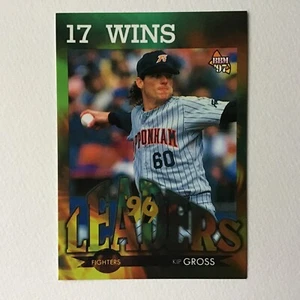 BBM Card 1997 Kip Gross Nippon-Ham Fighters Leaders Wins - Picture 1 of 6