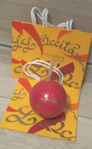 L'occitane Large Christmas Bauble (Empty) inc ribbon & 3 Gift Bags - Picture 1 of 3