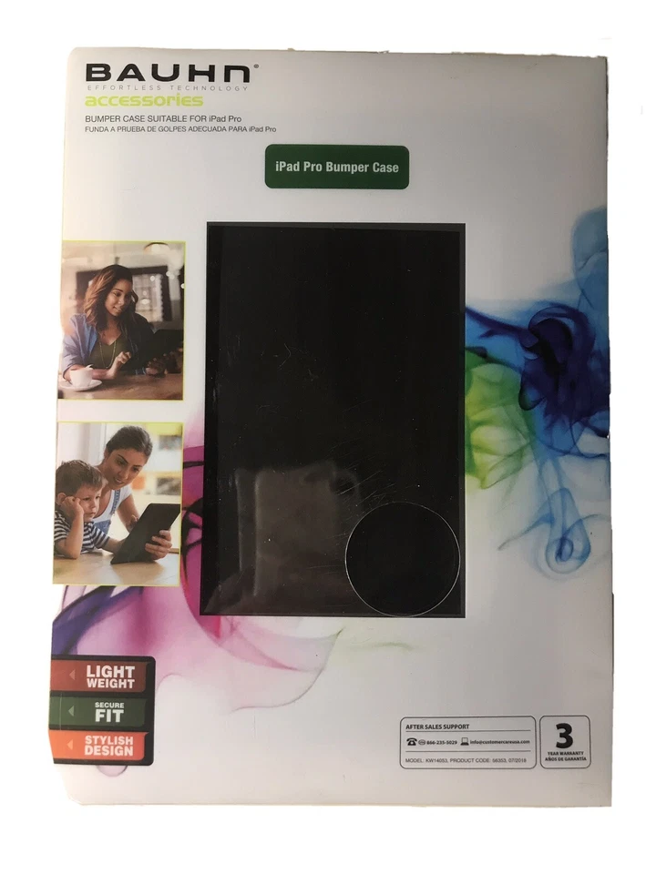Bauhn Bumper Case Suitable For iPad Pro Black New - Image 1 of 2