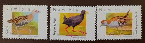 Namibia  2023 / Crakes of Namibia - full set Cover