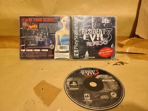 Resident Evil 3 Nemesis (PlayStation 1, 1999) PS1 with Dino Crisis Demo Complete - Picture 1 of 5