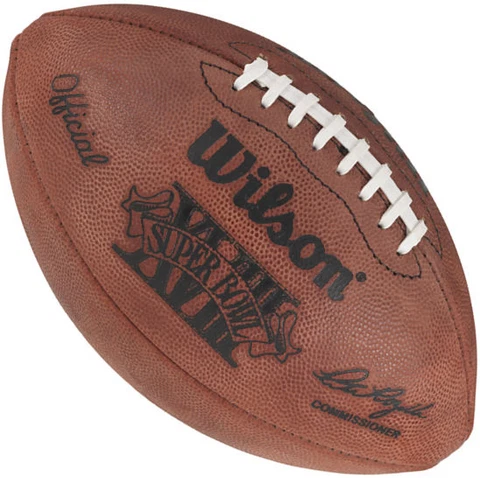 SUPER BOWL XVIII 18 Authentic Wilson NFL Game Football - OAKLAND RAIDERS Cover