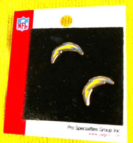 NFL Los Angeles Chargers Team Earrings, NEW (Post) Cover