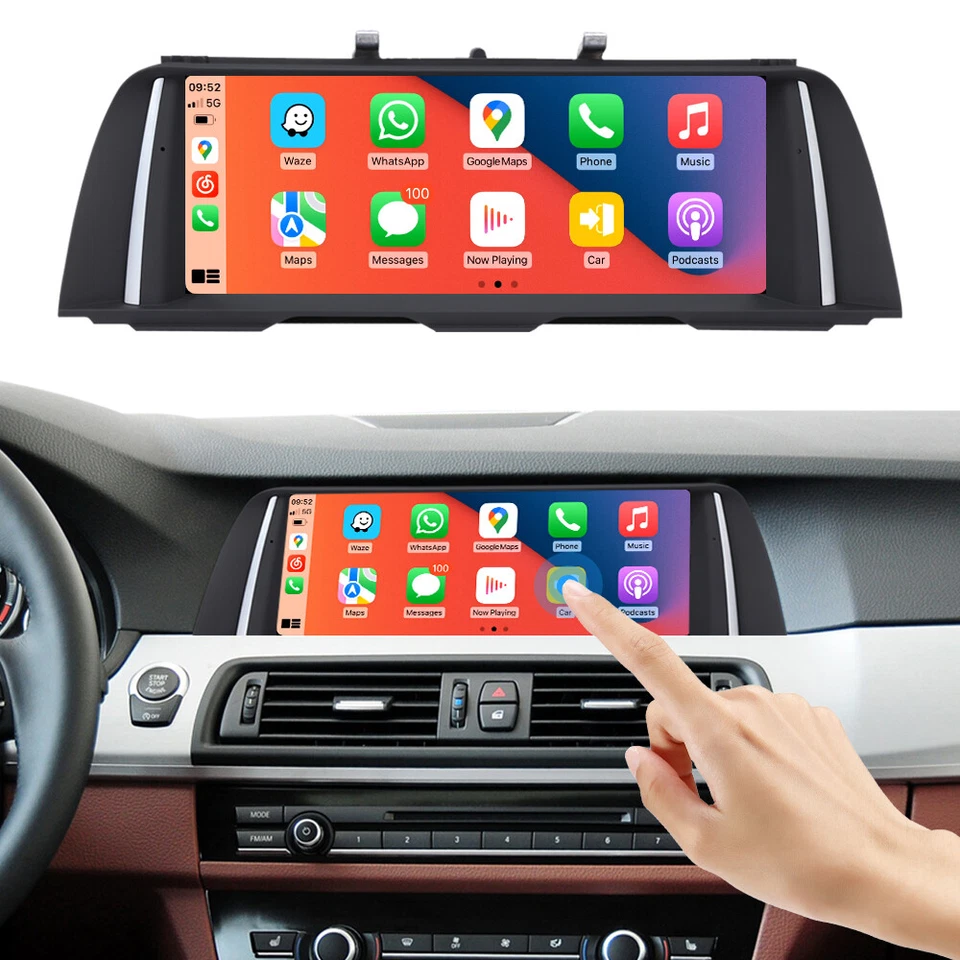 ROAD TOP 10.25' Wireless Carplay Car Multimedia Screen Display NBT For BMW 5er F10 F11