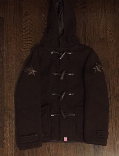 A BATHING APE (BAPE) Giacca Parka A Bathing Ape con Cappuccio Pavone XS Marrone