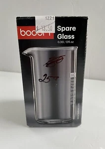 Vaso de vidrio de repuesto Bodum 0,35 L 12 oz NUEVO en caja - Imagen 1 de 7