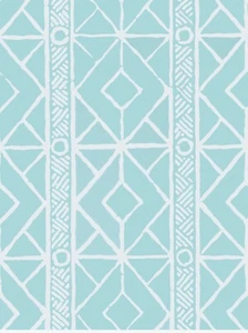 Dana Gibson Stroheim Twig Turquoise 4763005 27"x30FT = 67.5 sqFt. Geometric 1DR - Picture 1 of 7