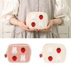 Strawberry Cartoon Cosmetic Bag Embroidery Lipstick Bag  Travel