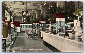 Postal Decker's Store 1914 Nashville Tennessee - Imagen 1 de 2