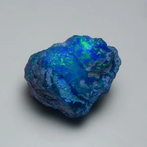 Very Rare Bi-Color Opal Rough 72 Cts Natural Ethiopian Opal Raw Jewelry Grade - Picture 1 of 15