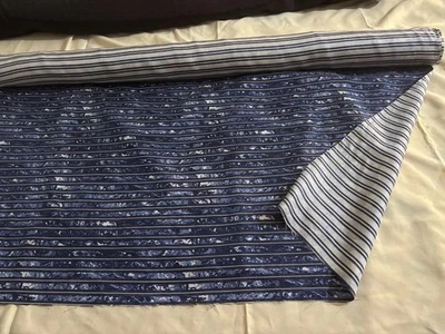 NOS 9 yards x 41", 100% silk fabric double sided (Wembley Tie Co, New Orleans) - Image 1 of 4