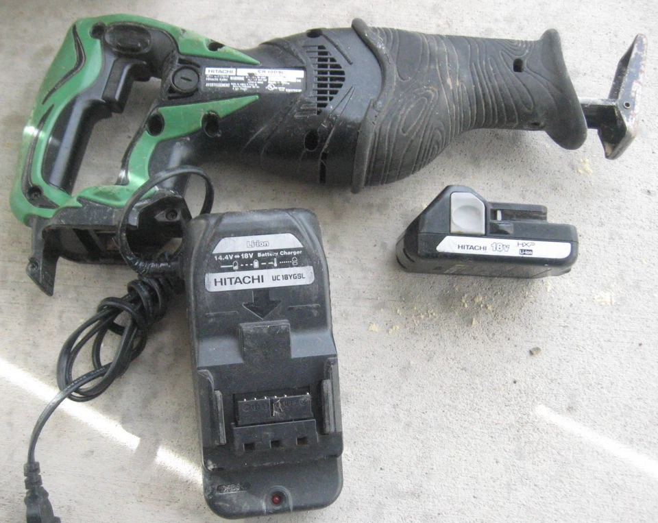 Probado + Usado Comercial HITACHI CR18DSL SAWZ TODO con Batería y Cargador CR 18DSL Foto 1 de 3