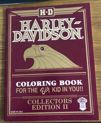 Official Harley Davidson Coloring Book - Collector's Edition II - Image 1 of 4