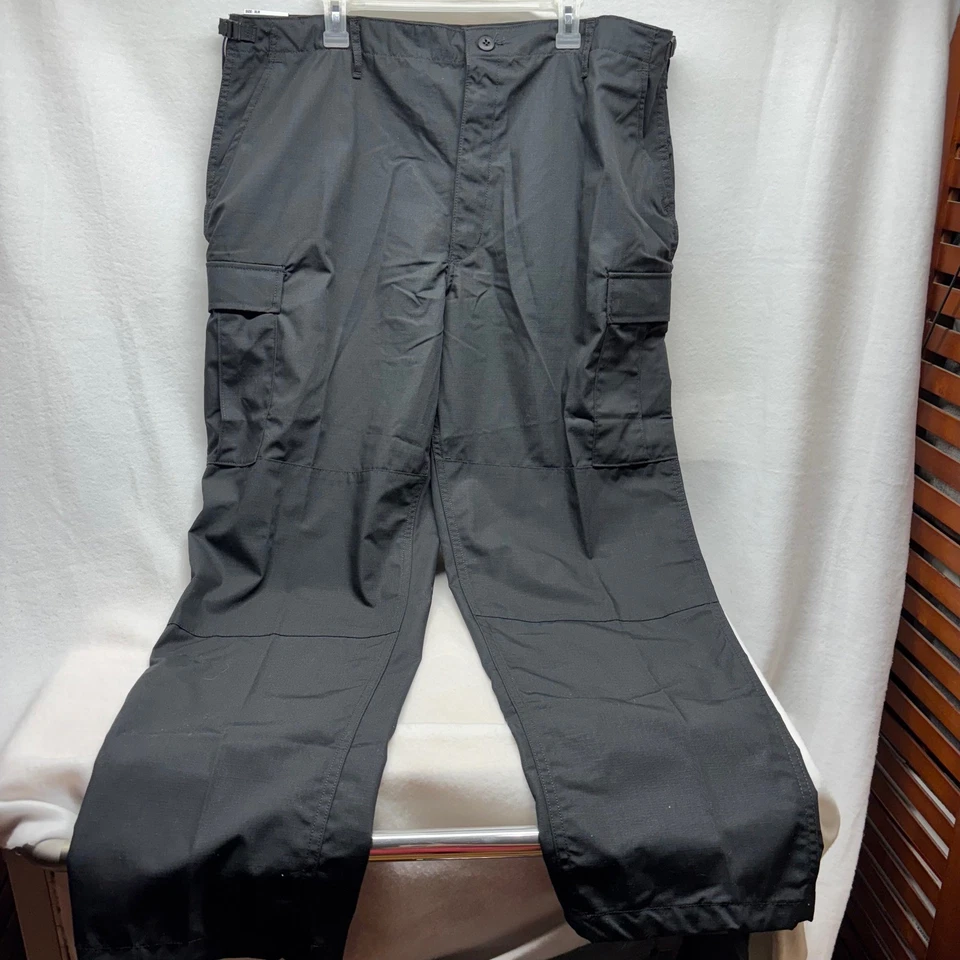 Propper Uniform BDU Cargo Pants Black XLR 60 Cotton 40 Polyester Mens Tactical - Image 1 of 4