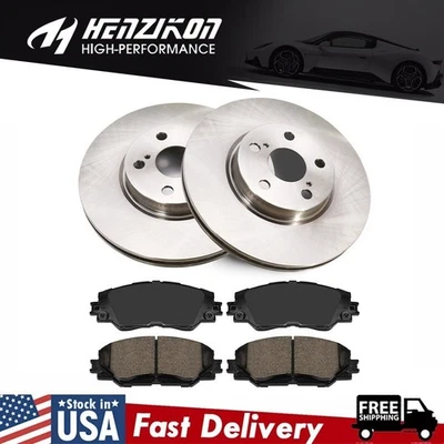 Rotores de disco delanteros + pastillas de freno para Toyota Corolla Matrix Pontiac Vibe Scion xD Foto 1 de 4