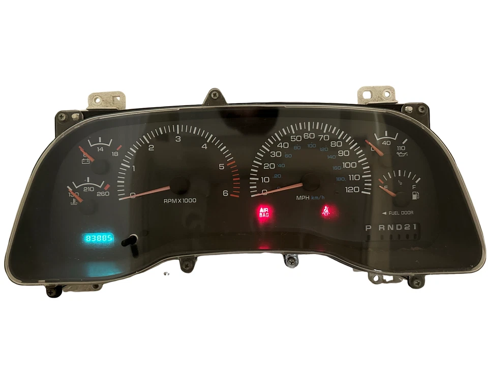 Cuadro de instrumentos velocímetro 1999 Dodge RAM 1500/2500/3500 83.885 millas gas Foto 1 de 3