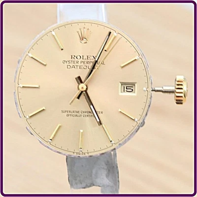 Movimiento automático 31 joyas Rolex Cal 3135 Datejust Quick Set, esfera de fábrica Foto 1 de 4