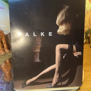 FALKE Marine Fishnet STAY UP STOCKINGS HOLD UPS SIZE 111 LARGE NEW - Picture 1 of 6