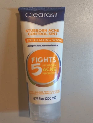 Clearasil Acne Control 5 en 1 Jabón facial exfoliante L, 6,78 oz, CADUCADO 25/07 Foto 1 de 2