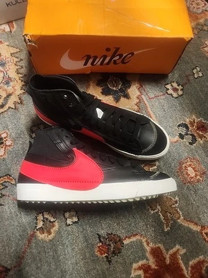 Talla 10 Nike Blazer '77 Jumbo Medio Negro Carmesí Brillante DD3111001 NEGRO ROJO Foto 1 de 4