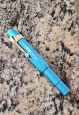 Caneta-tinteiro Kaweco AL Sport azul iguana - Média nova na caixa - Imagem 1 de 3