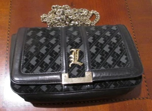 L.A.M.B Umhängetasche schwarz Leder - Bild 1 von 6