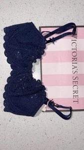 NWT Victoria’s Secret Dream Angels Wicked Unlined Eyelet Lace Bra Size 32D - Picture 1 of 3