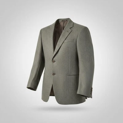 Armani Collezioni Sport Coat Mens Size 44 R Brown Alpaca Wool Blend Modern Italy - Image 1 of 4