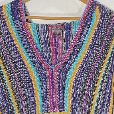 ROCK&ROLL COWGIRL Sudadera con Capucha Suéter a Rayas Ligero Pullover Para Mujer S Púrpura Foto 1 de 4