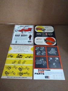 LOTE 4 x REVELL 1963 Vendedor Folleto Publicidad Promocional C19. - Imagen 1 de 17