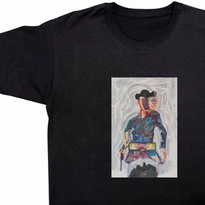 Camiseta inspirada en Westworld / Diseño de pintura original / Camiseta gráfica de ciencia ficción de culto - Imagen 1 de 4